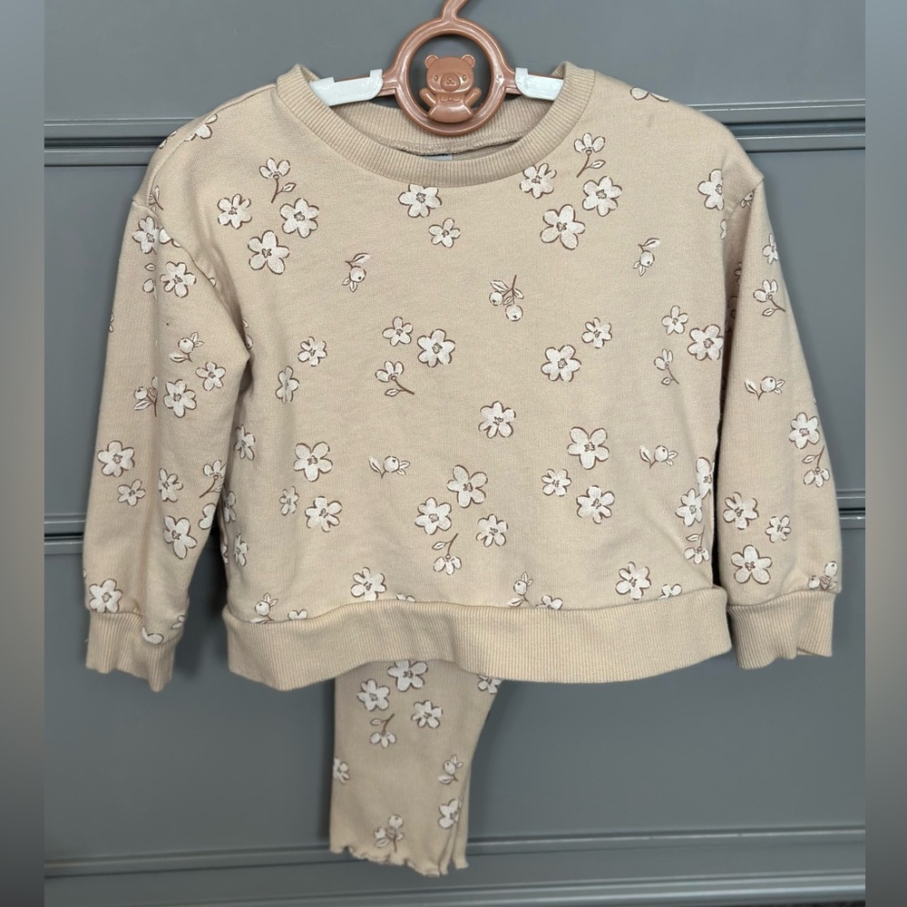 Carter's Cream Floral Kids Matching Set